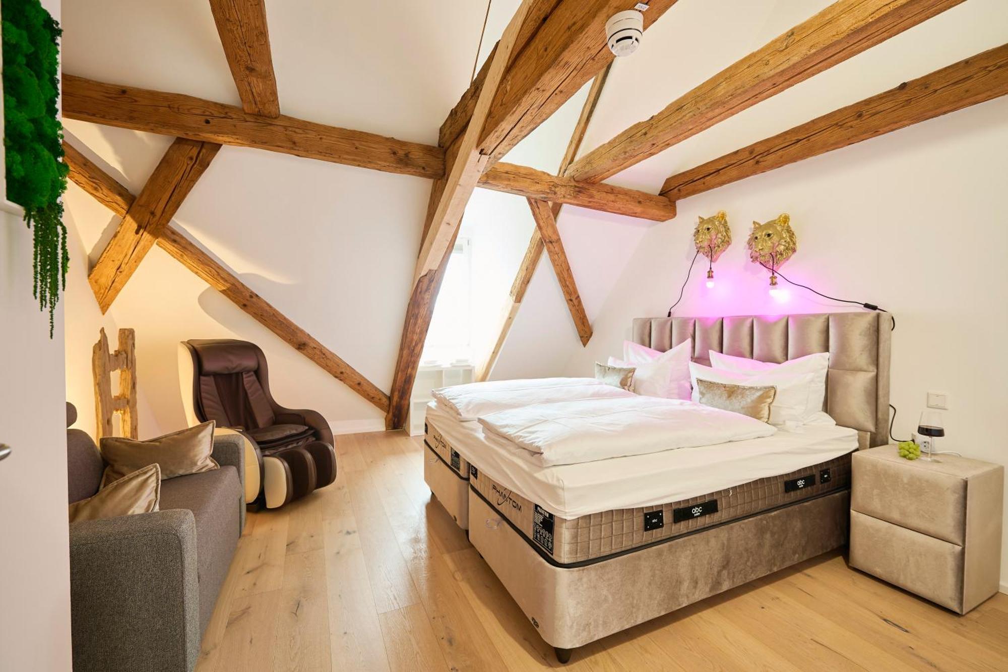 마르크도르프 Wood World Luxury - Massage - Bergblick - Tranpolin- Parken 아파트 외부 사진